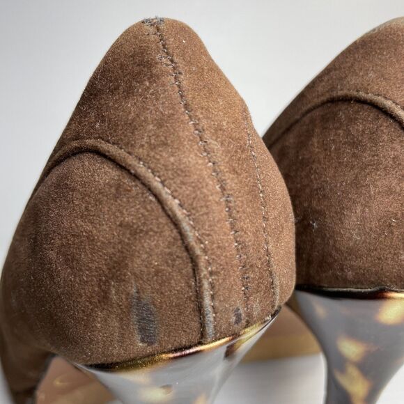 NEW Baby Phat Women's Stiletto Platform Pump Brown & Tortoise Shell Shoes 7.5M - Picture 6 of 13